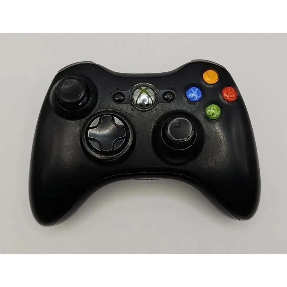 Microsoft Xbox 360 (Black) Wireless Controller (Model 1403) OEM (TESTED)